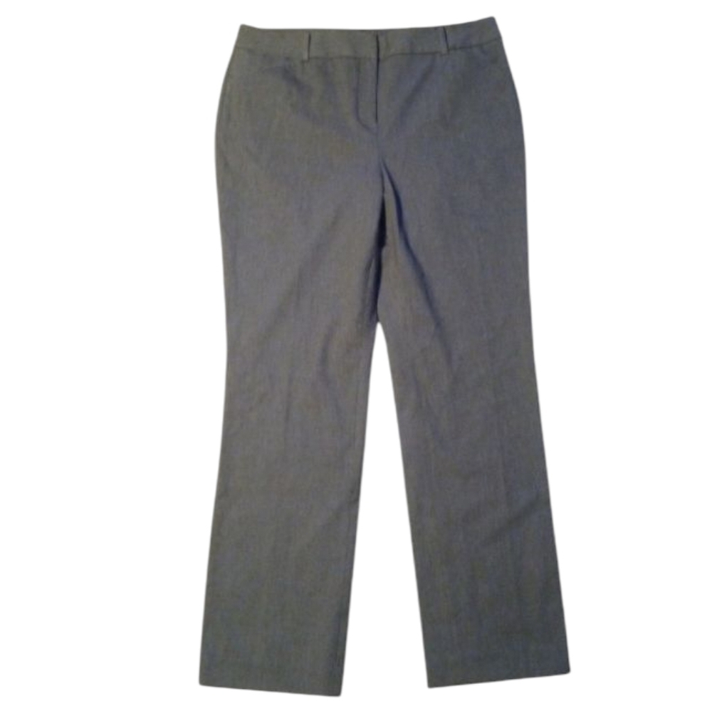 Chico's So Slimming Sophia Twill Striped Straight Leg Pants NWT Size 2 12 - Picture 4 of 14
